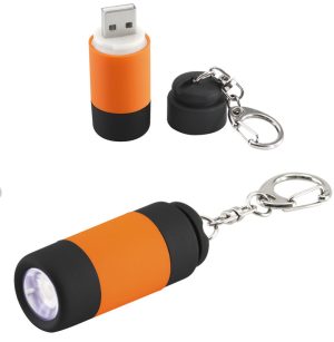 Llavero Linterna LED Cargador USB