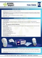 CAJA de 50 mascarillas de 3 capas No-médica / B.F.E. 90% - Imagen 5