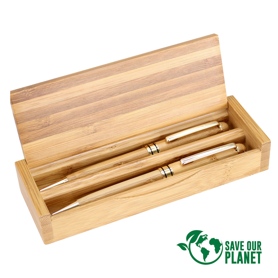 B47-SOP Set de Escritura de Bamboo - Imagen 1