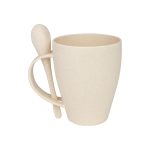 Mug de caña de Trigo con Cuchara 400cc - Imagen 2