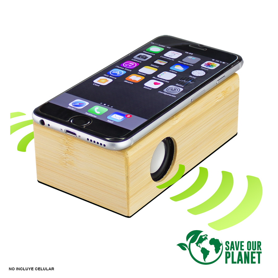 B90-SOP Parlante Inducción de Bamboo - Imagen 1