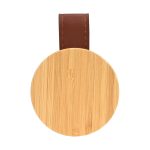 Espejo redondo de Bamboo y Eco-Cuero - Imagen 5