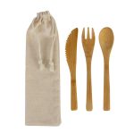 Set de 3 cubiertos de Bamboo - Imagen 2
