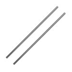 Set Bombillas metálicas en estuche de Lino - Imagen 3