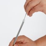 Set Bombillas metálicas en estuche de Lino - Imagen 6