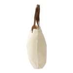Bolsa de Compras 10oz Canvas asas Cuero - Imagen 4