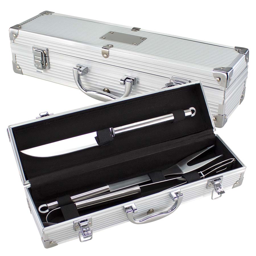 H13-01 Deluxe BBQ Set Metálico - Imagen 1