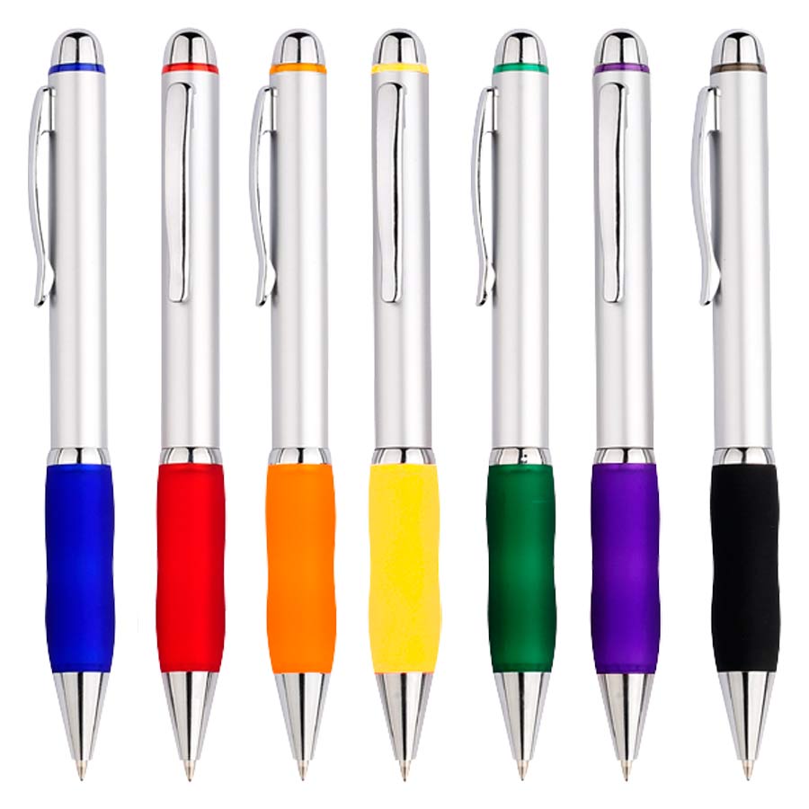 L45 Bolígrafo Plástico Qasar Silver - Imagen 1