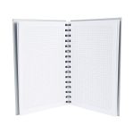 Cuaderno matemáticas tapa dura plateada. - Imagen 4