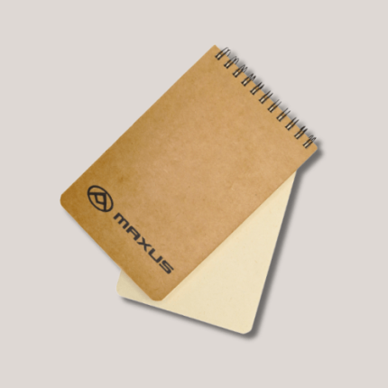 PAP053 Libreta corporativa apuntes tapa kraft