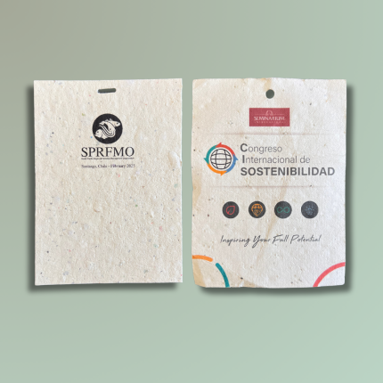 PAP057 Credenciales de papel germinable