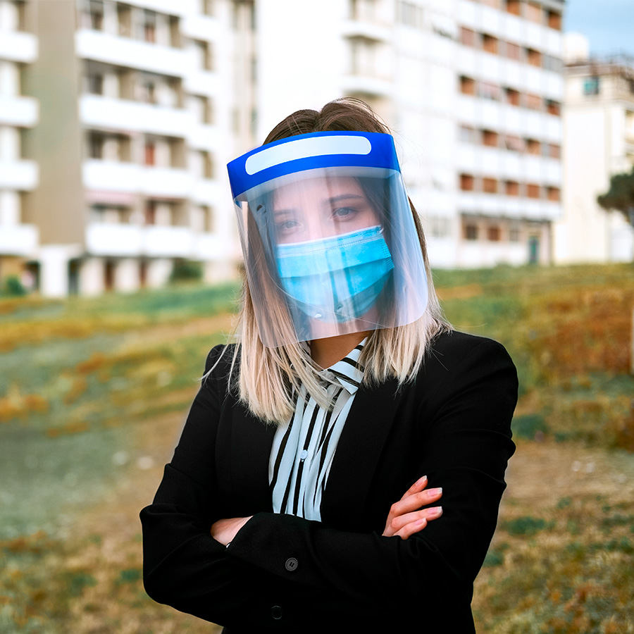 R8-01 Set de 10 Face Shield - Escudo Facial - Imagen 1