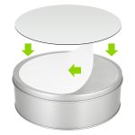 Caja Metálica Redonda Sublimación - Imagen 3