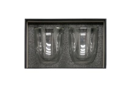 SET DE VASOS DE VIDRIO “DOUBLE”